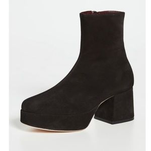 STAUD Black Ankle Boots